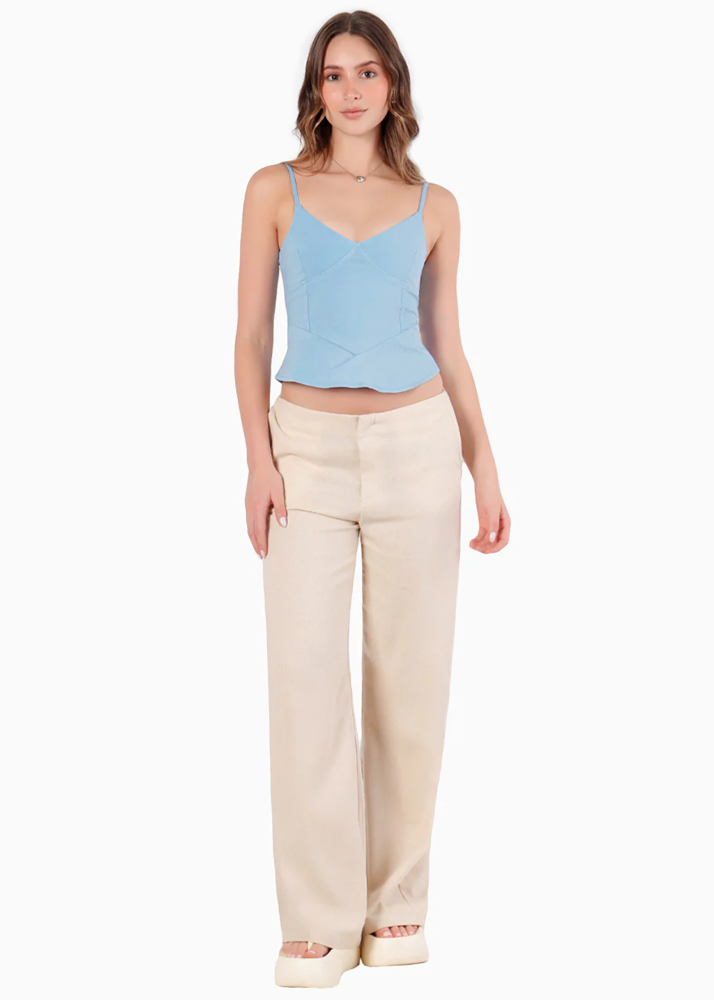 Blusa de tiras con cortes y bolero - AGAPANTO - Image 3