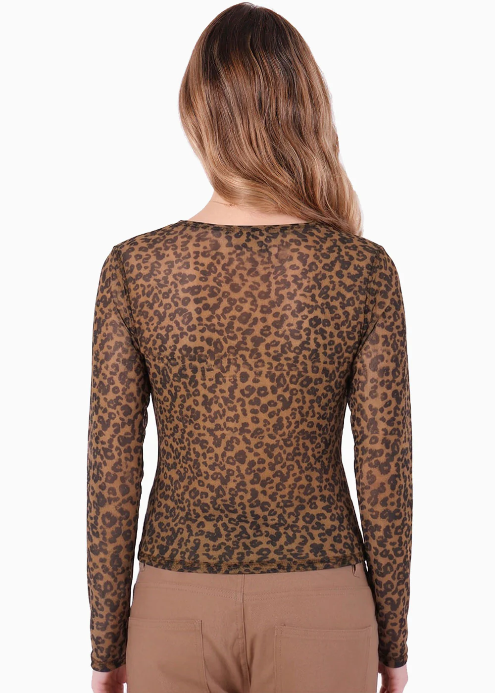 Blusa manga larga con estampado de animal print - GUATEMALA - Image 7