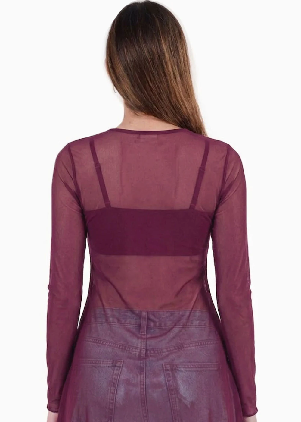 Blusa manga larga con top interno y cola  - ATACAMA - Image 5