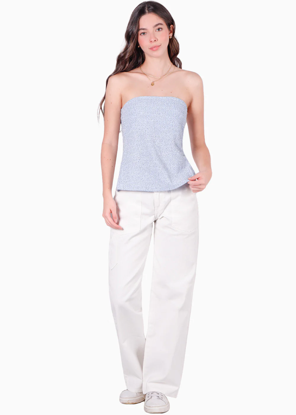 Blusa strapless con abertura en espalda - MYRA - Image 6
