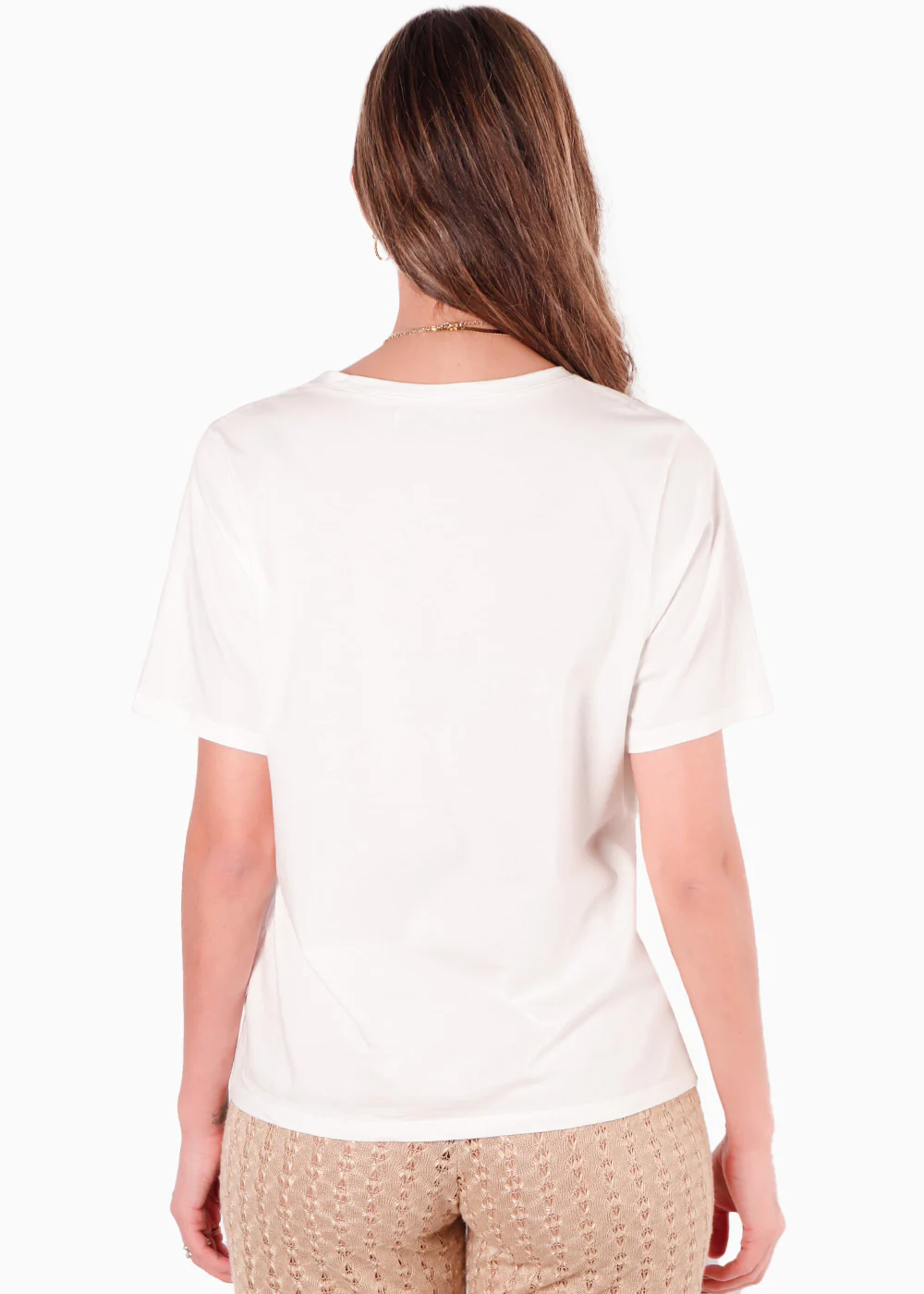 Camiseta básica con estampado de palmera "Joy in summer" - JEMIMA - Image 6