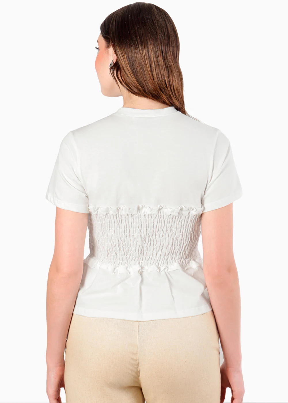 Camiseta con corset nido de abejas - DRACENA - Image 6