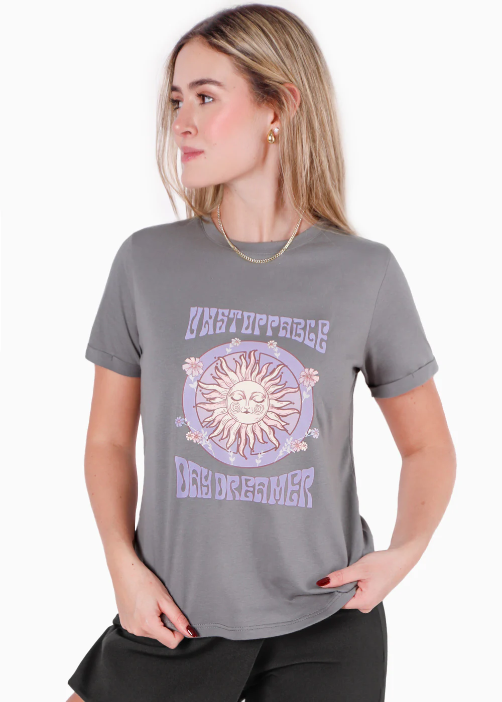 Camiseta estampada "Unstoppable day dreamer" - LORELEI - Image 5