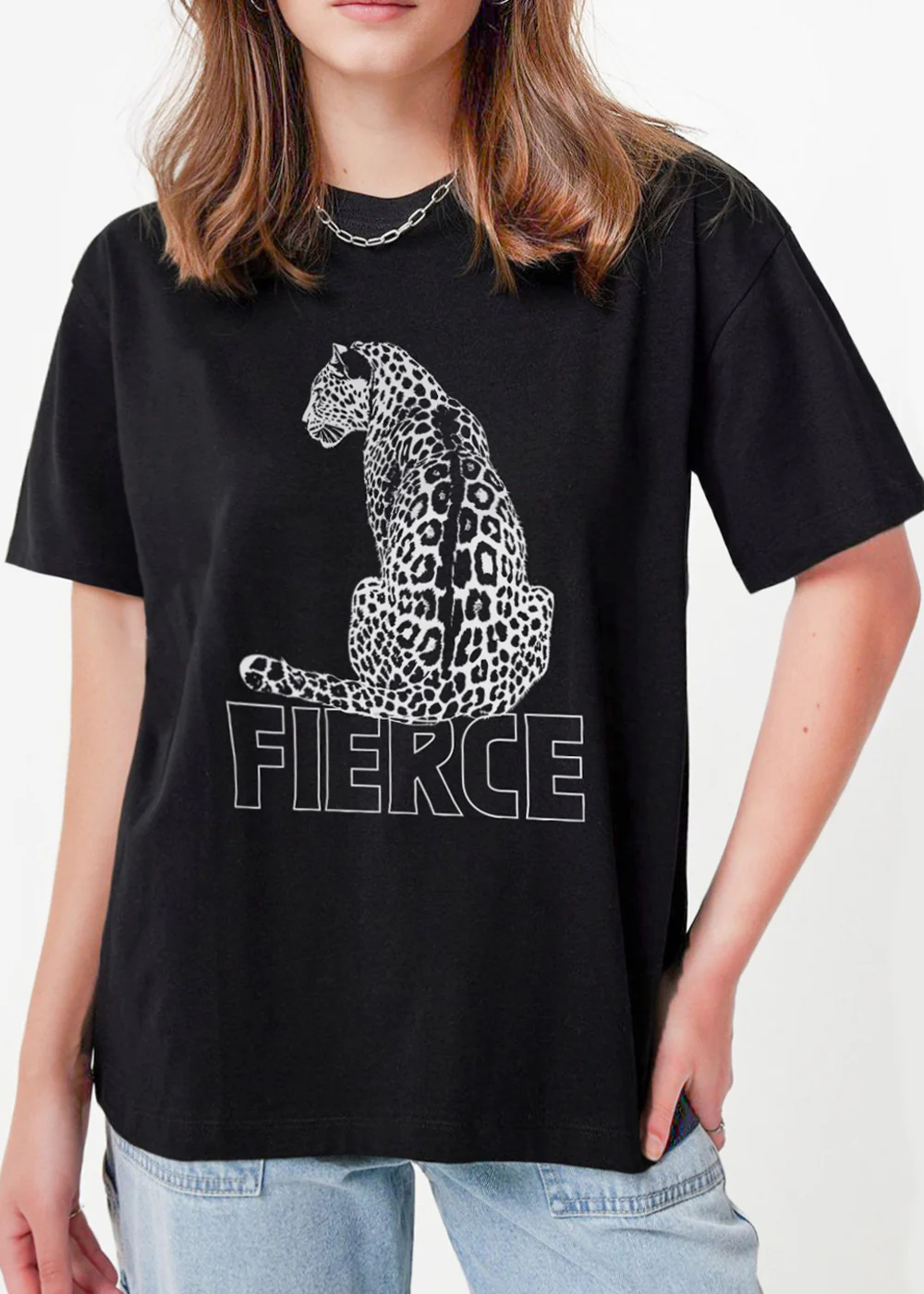 Camiseta oversize estampada "Fierce" - EUNICE - Image 5