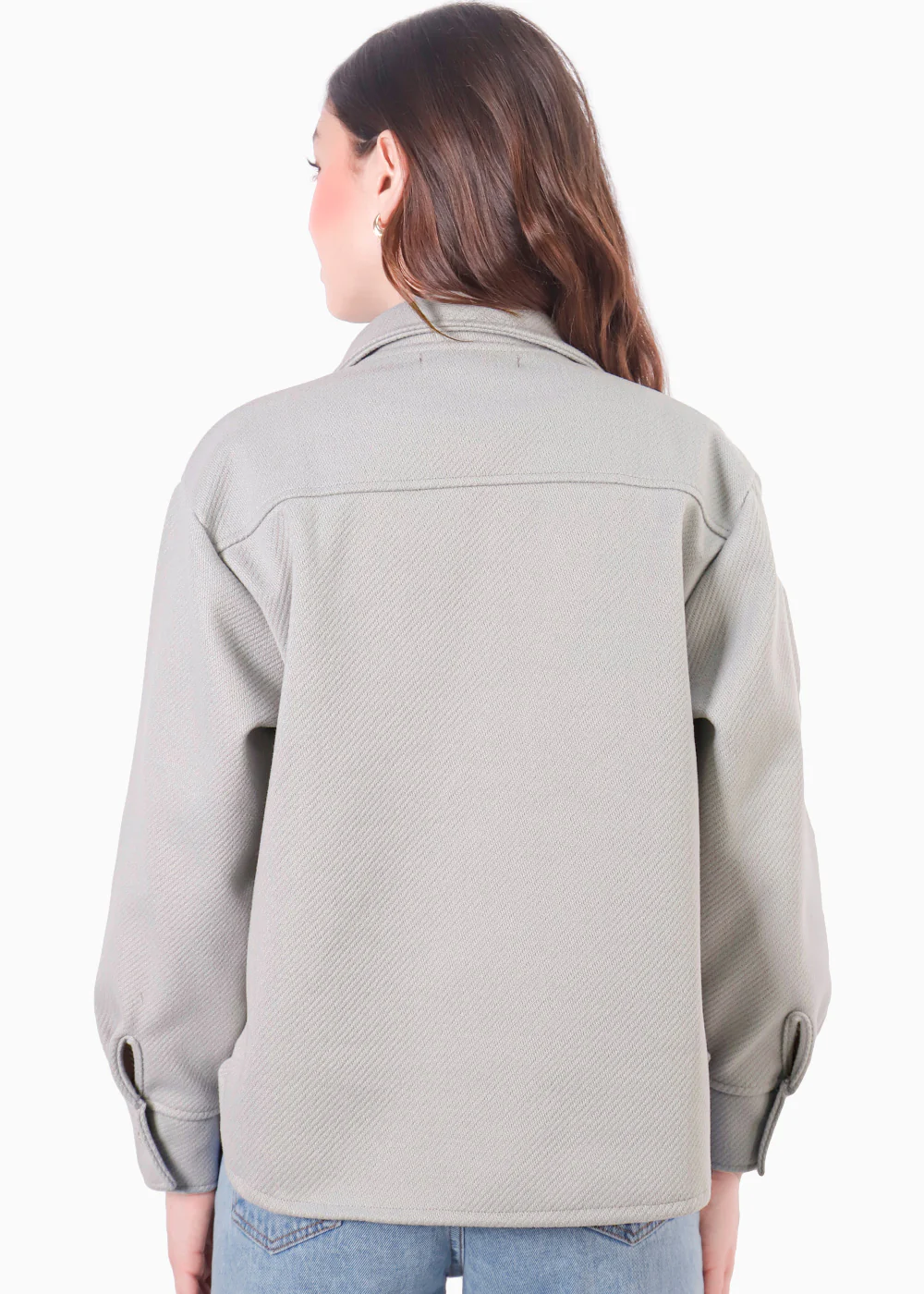 Chaqueta de paño con botones y oversized - PENSILVANIA - Image 4