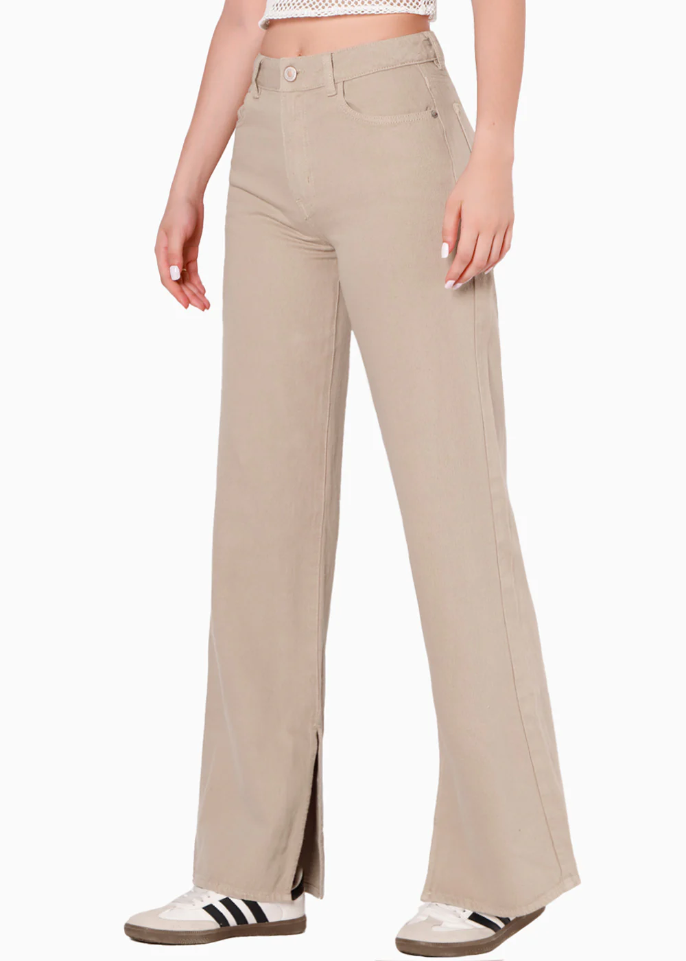 Jean wide leg full length de tiro alto - SELENA - Image 2
