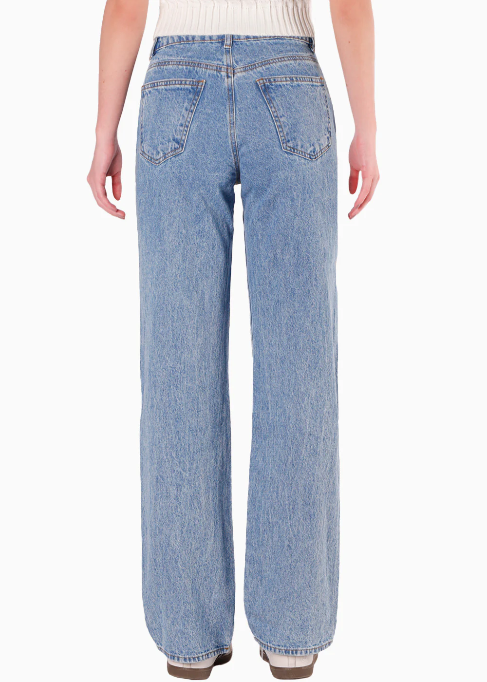 Jean Semi wide leg tiro medio - YVELINE - Image 3