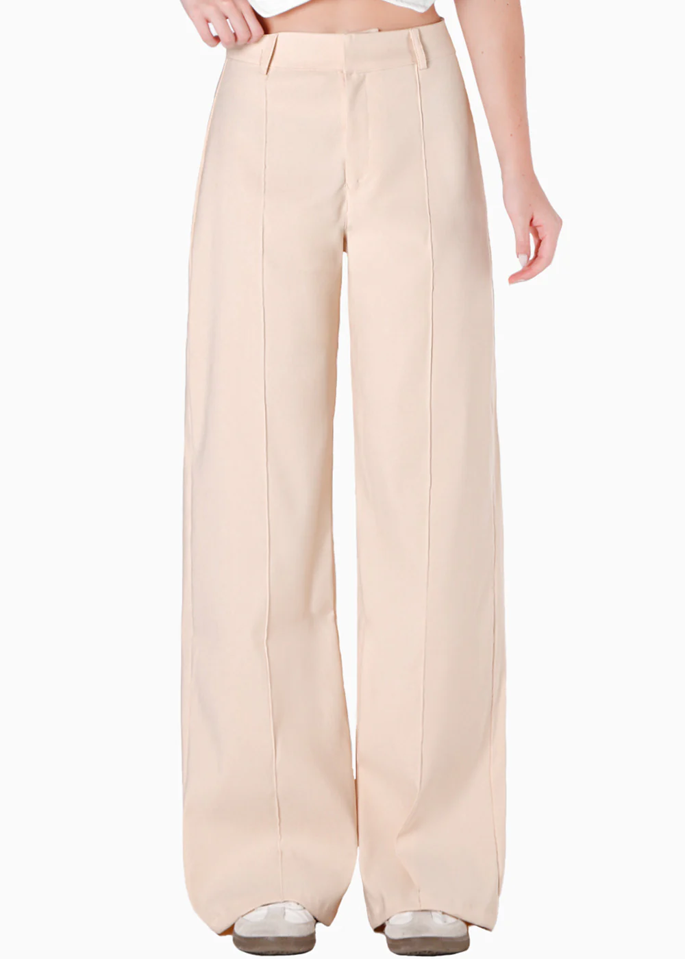 Pantalón de tiro alto wide leg tipo sastre - ASTRID - Image 6